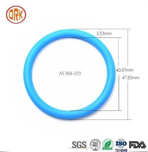 0.5mm - 1000mm 568 Błękitny silikonowy pierścień szczelinowy