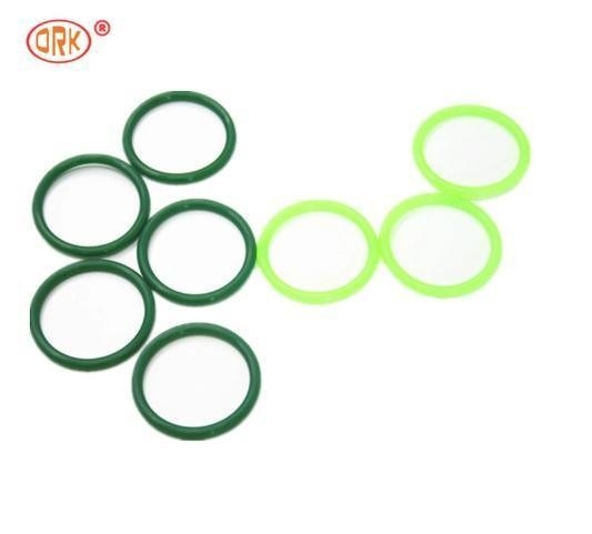 Zielone uszczelki z dobrym wydłużeniem FDA Wras LFGB Certified Food Grade Silicone O-Ring z temperaturą -60- 350 stopni