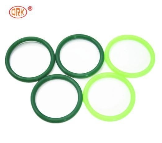 Zielone uszczelki z dobrym wydłużeniem FDA Wras LFGB Certified Food Grade Silicone O-Ring z temperaturą -60- 350 stopni