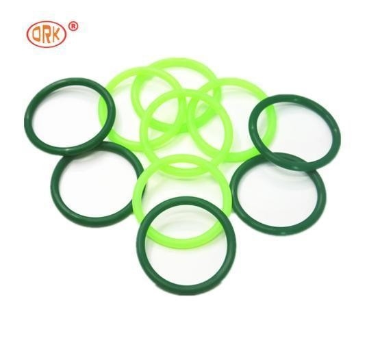 Zielone uszczelki z dobrym wydłużeniem FDA Wras LFGB Certified Food Grade Silicone O-Ring z temperaturą -60- 350 stopni