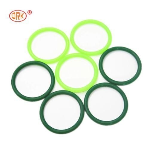 Zielone uszczelki z dobrym wydłużeniem FDA Wras LFGB Certified Food Grade Silicone O-Ring z temperaturą -60- 350 stopni
