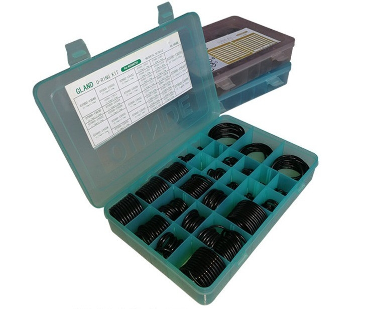 Niestandardowy trwały profesjonalny NBR Gumy O-Ring Kit Seals Box Set dla przemysłu
