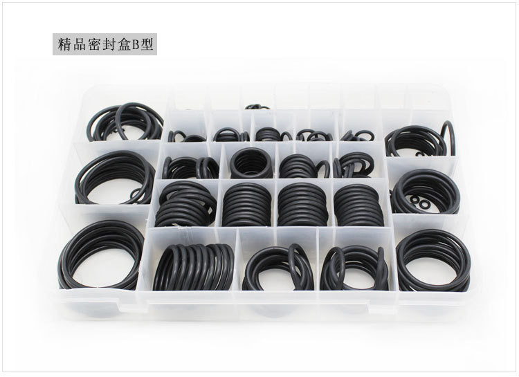 Niestandardowy trwały profesjonalny NBR Gumy O-Ring Kit Seals Box Set dla przemysłu