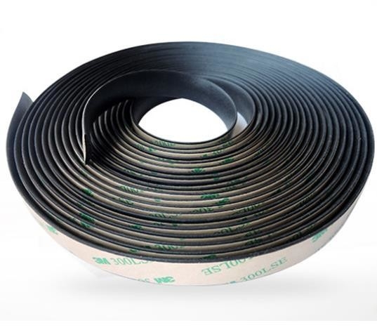 Zastosowany rozmiar D-Type EPDM Foam Adhesive Door Seal Strips Anti-Dust Rubber for Windows Doors