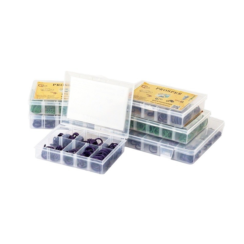 NBR O Ring Valve Rubber Seal Assortment Kit 382 sztuk Czarne pierścienie O do naprawy hydraulicznej
