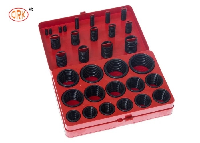 Dobry odporność na olej Czarny NBR 70 Shore O-Ring Kit Box do koparki cylindru hydraulicznego