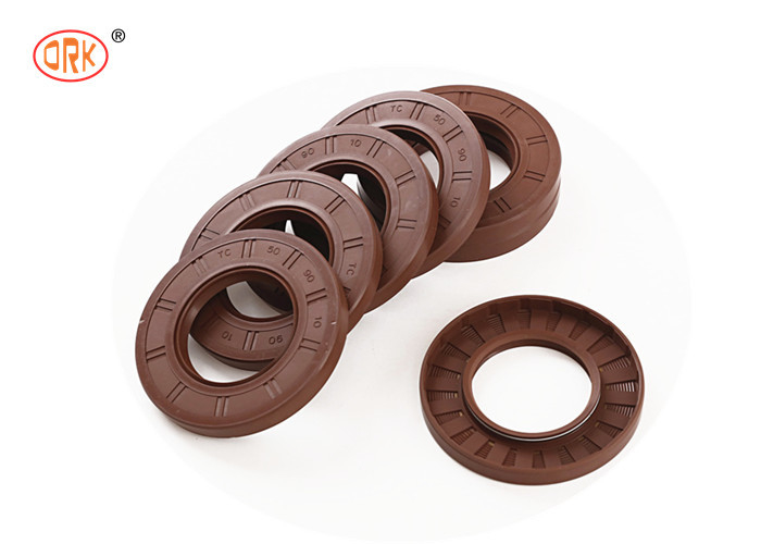 IATF SGS Pump Rubber Seal Custom Brown O Ring Rubber TC Oil Seal 90 Shore A