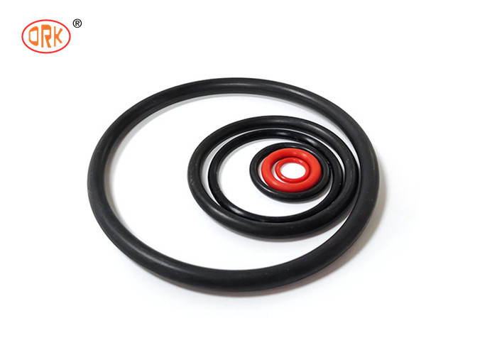 Czerwony Czarny Zindywidualizowany kolor EPDM Rodzaje materiału gumowego O-Ring