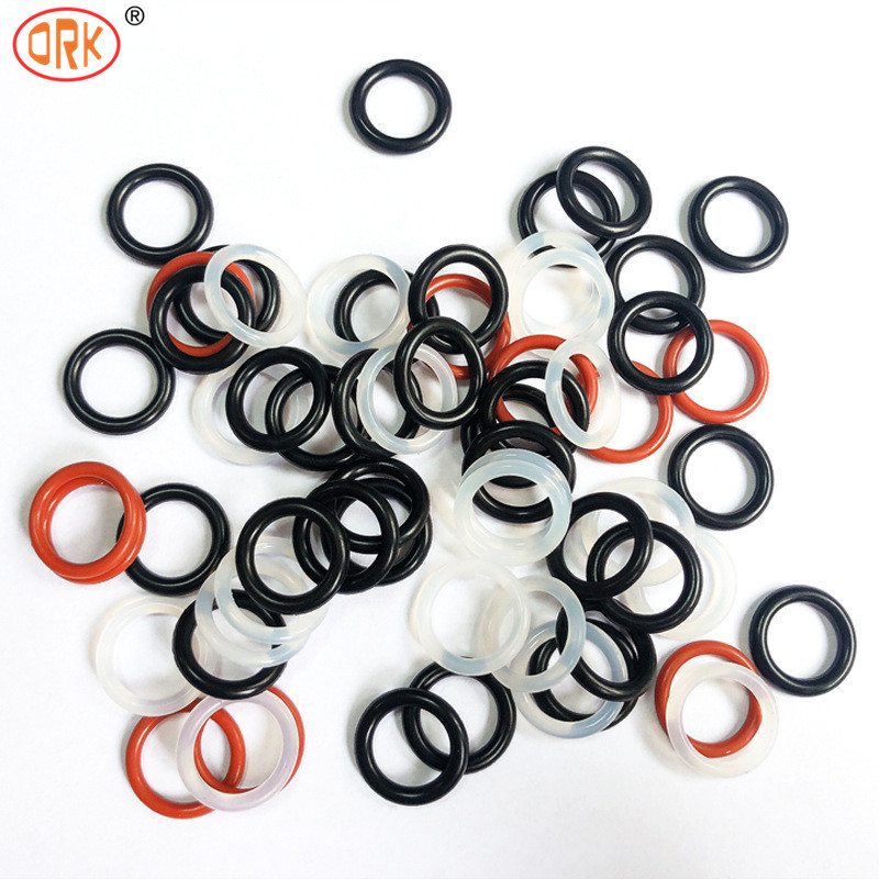 RoHS zgodny z wymogami Plastykowy Pręt Gumowy Pieczęć Kolorowy Silikon O Ring Epdm Materiał FKM NBR
