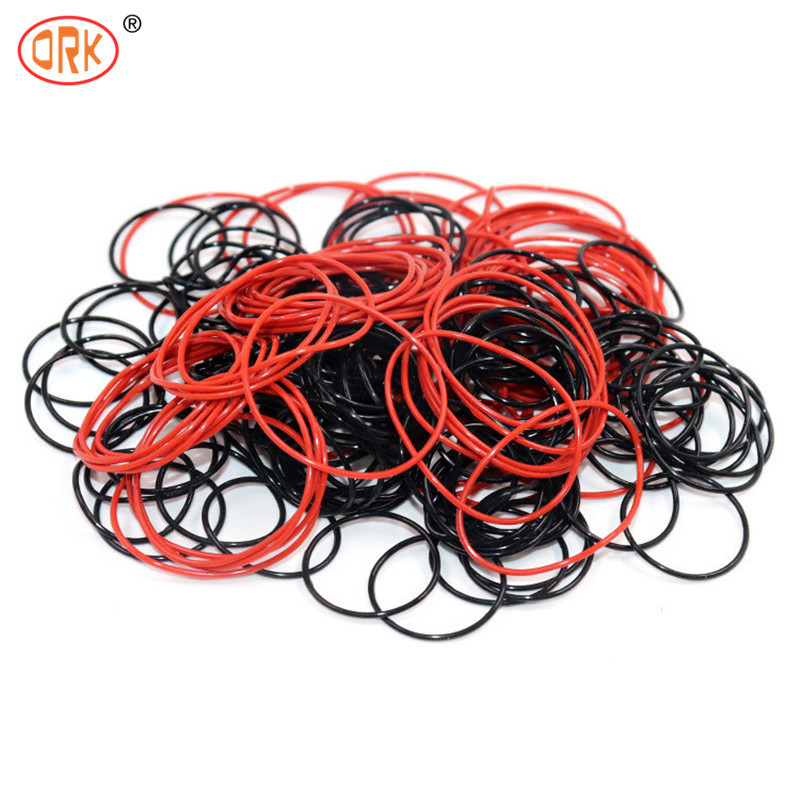 Czerwony Elastomer O Ring EPDM FKM NBR 70 Shore Gum O Ring Silikon Wysokie uszczelki