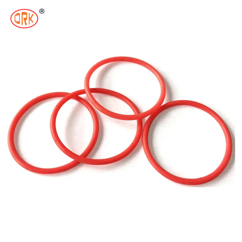 Czerwony Elastomer O Ring EPDM FKM NBR 70 Shore Gum O Ring Silikon Wysokie uszczelki