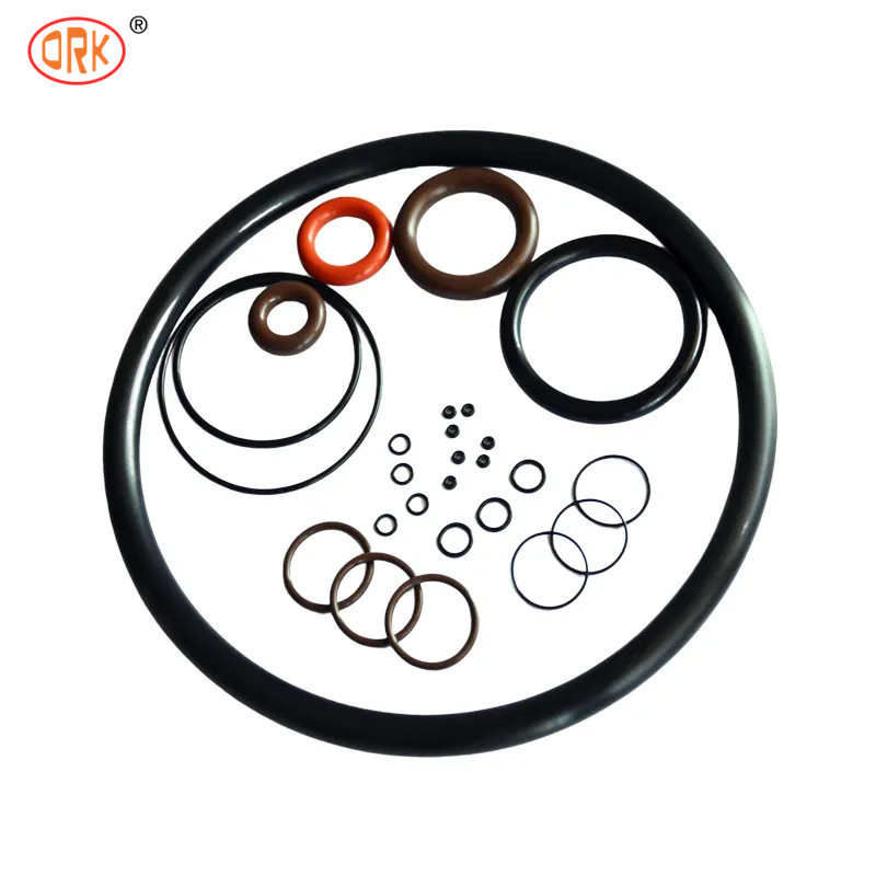 NBR 90 Shore AEM Pump Gumowa pieczęć O Ring Niestandardowy kolor EPDM FKM Elastomer